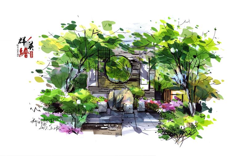 首页 作品展示 园林景观手绘作品 住宅景观小景表现-教师作品 上一页